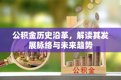 龙港公积金历史沿革，解读其发展脉络与未来趋势