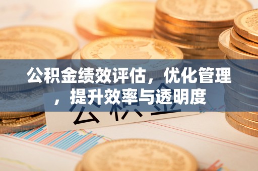 龙港公积金绩效评估，优化管理，提升效率与透明度