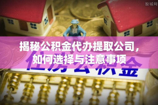 龙港揭秘公积金代办提取公司，如何选择与注意事项
