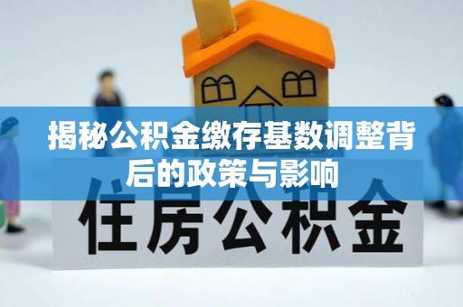 龙港揭秘公积金缴存基数调整背后的政策与影响