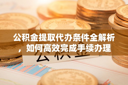 龙港公积金提取代办条件全解析，如何高效完成手续办理