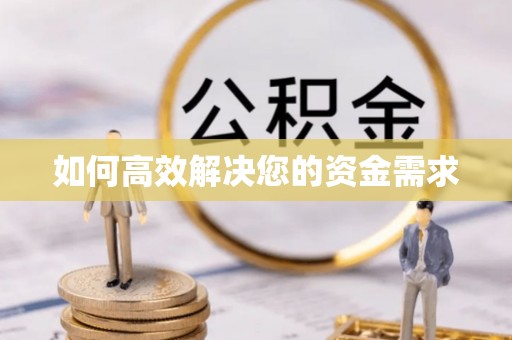 龙港如何高效解决您的资金需求