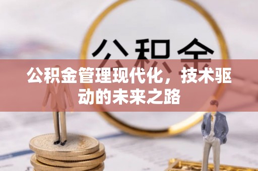 龙港公积金管理现代化，技术驱动的未来之路